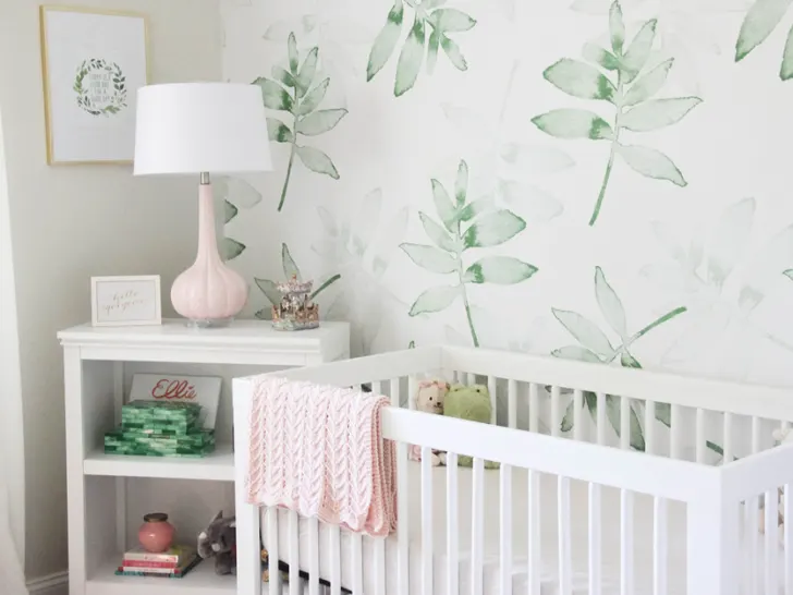 Green and Pink Tropical Nursery