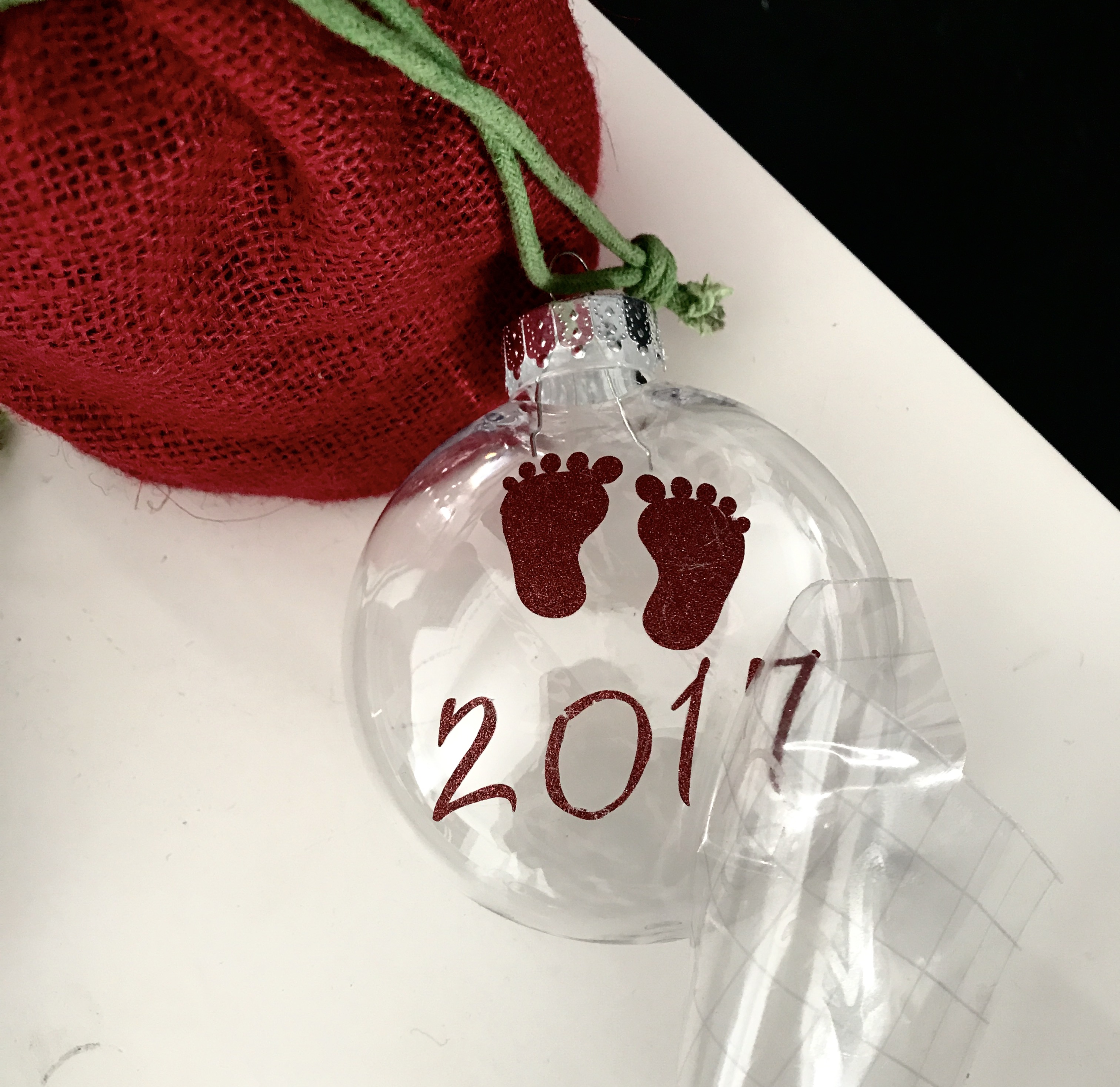 Cricut First Christmas Ornament