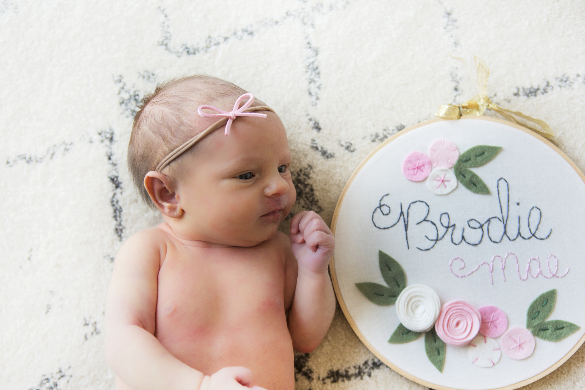 Personalized Embroidery Hoop Art