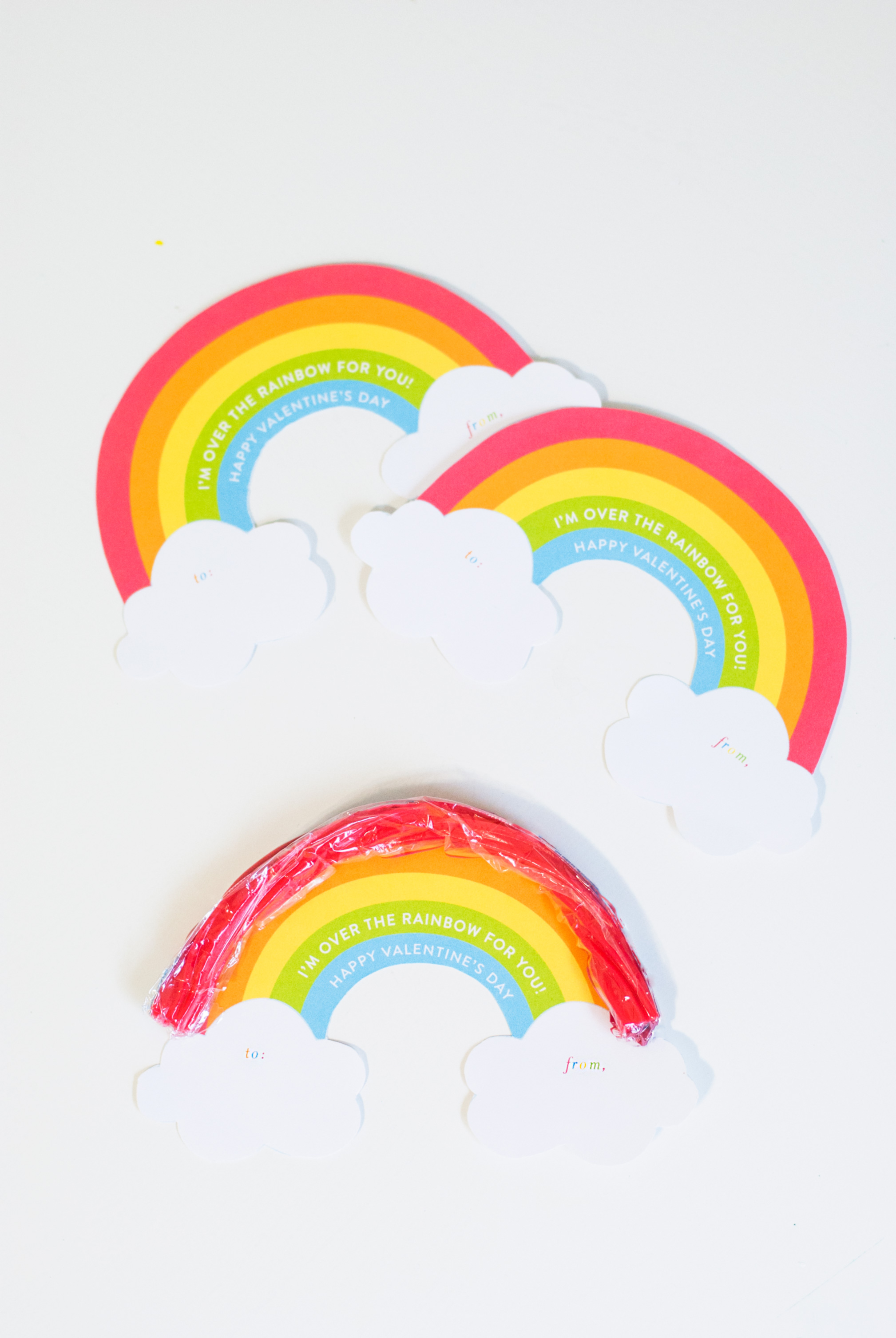 Printable Rainbow Valentine s Day Cards Project Nursery