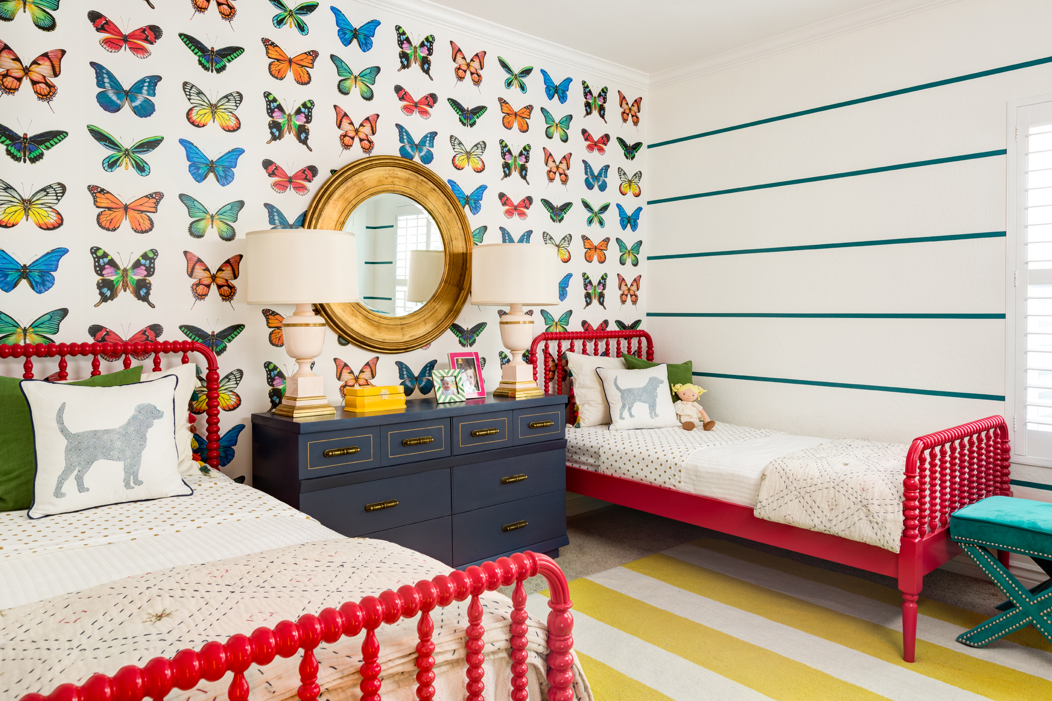 Colorful Butterfly Girls ROom