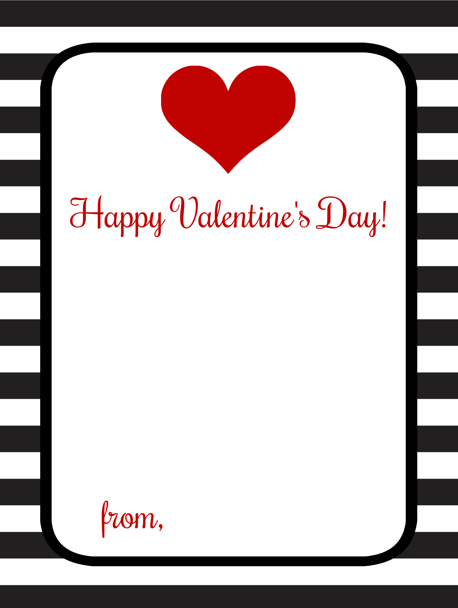 Candy Free Valentine Ideas with Free Printables Project Nursery