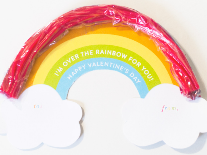 Rainbow Printable Valentine