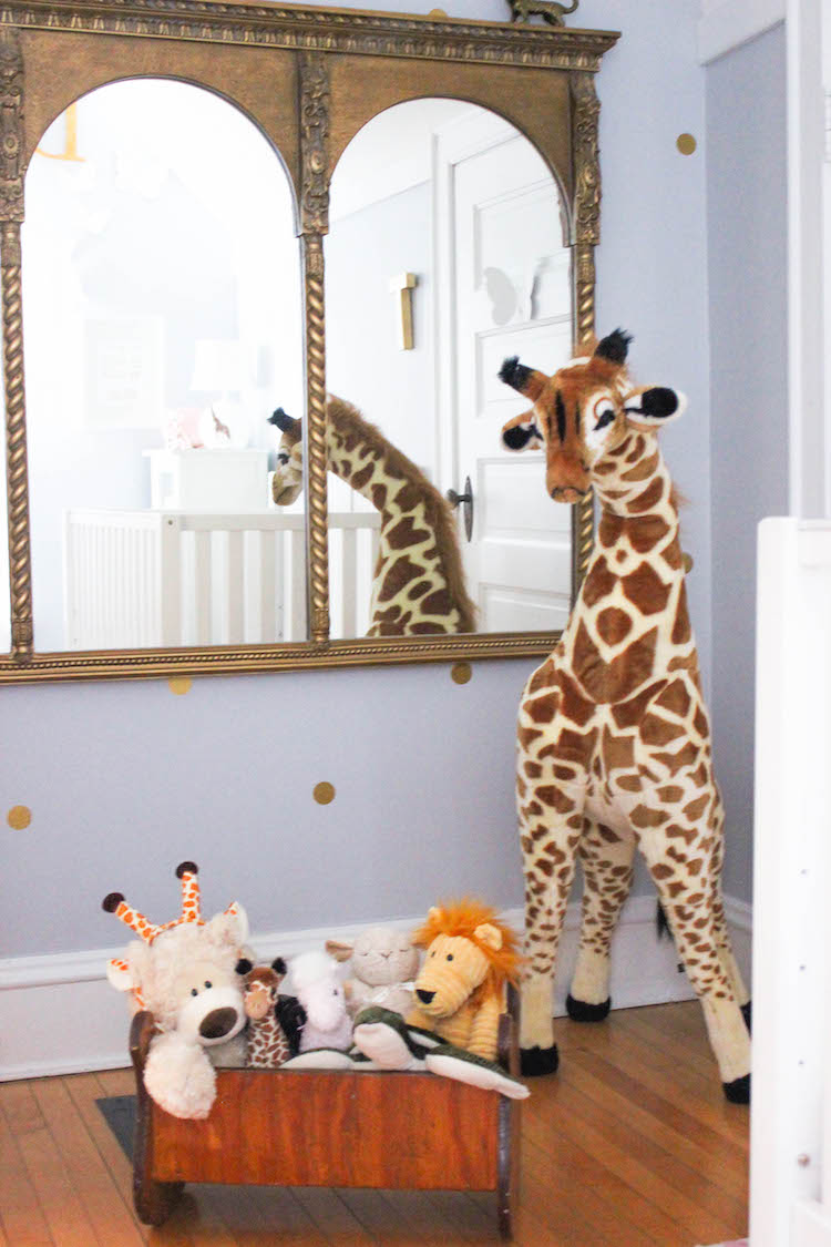 large stuffed giraffe for nursery