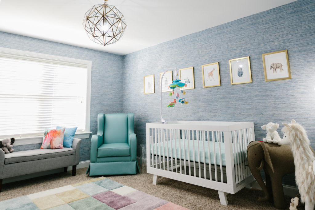 Aisle Perfect's Colorful Blue Nursery Project Nursery