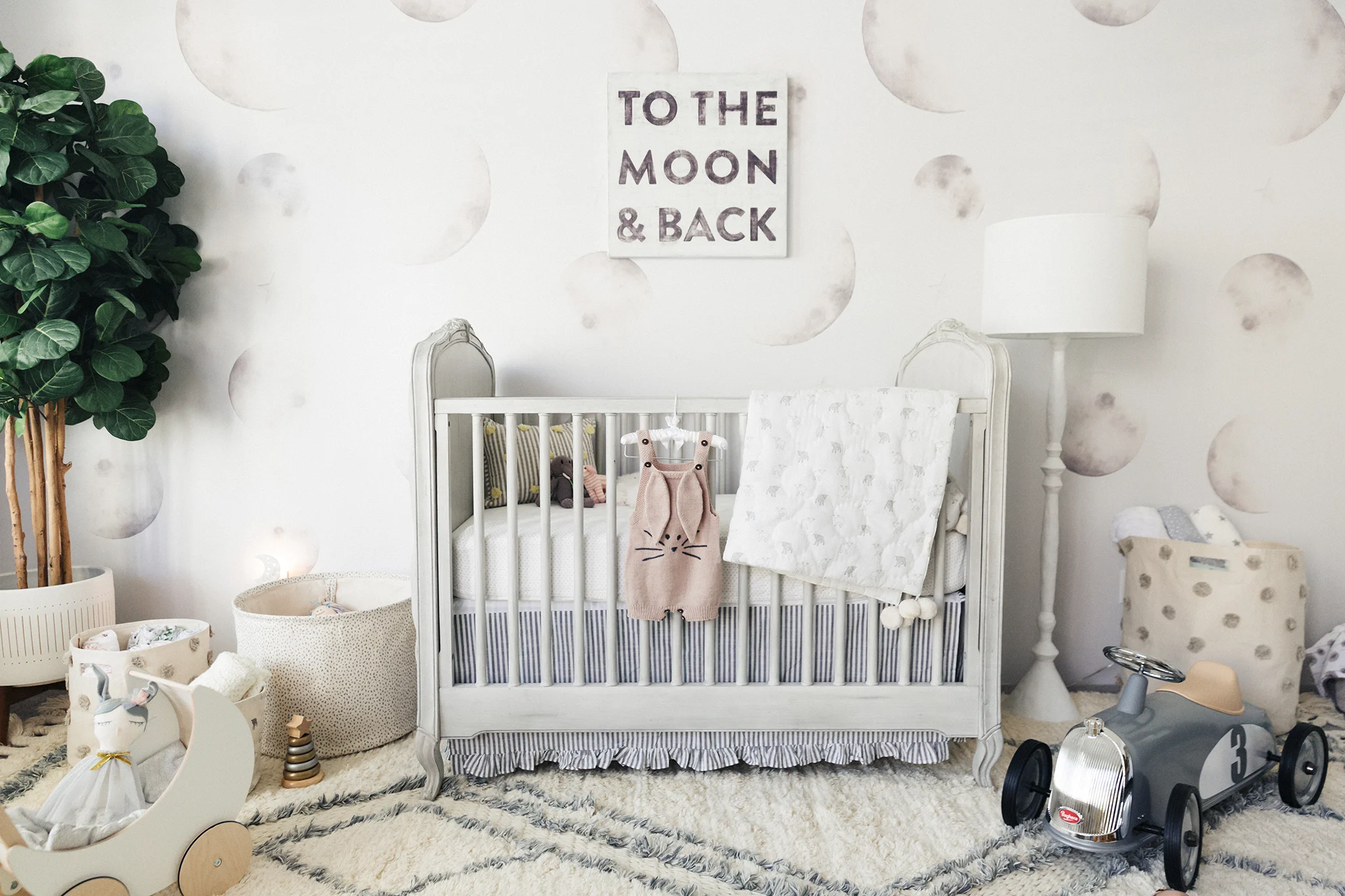 Neutral Moon Themed Nursery