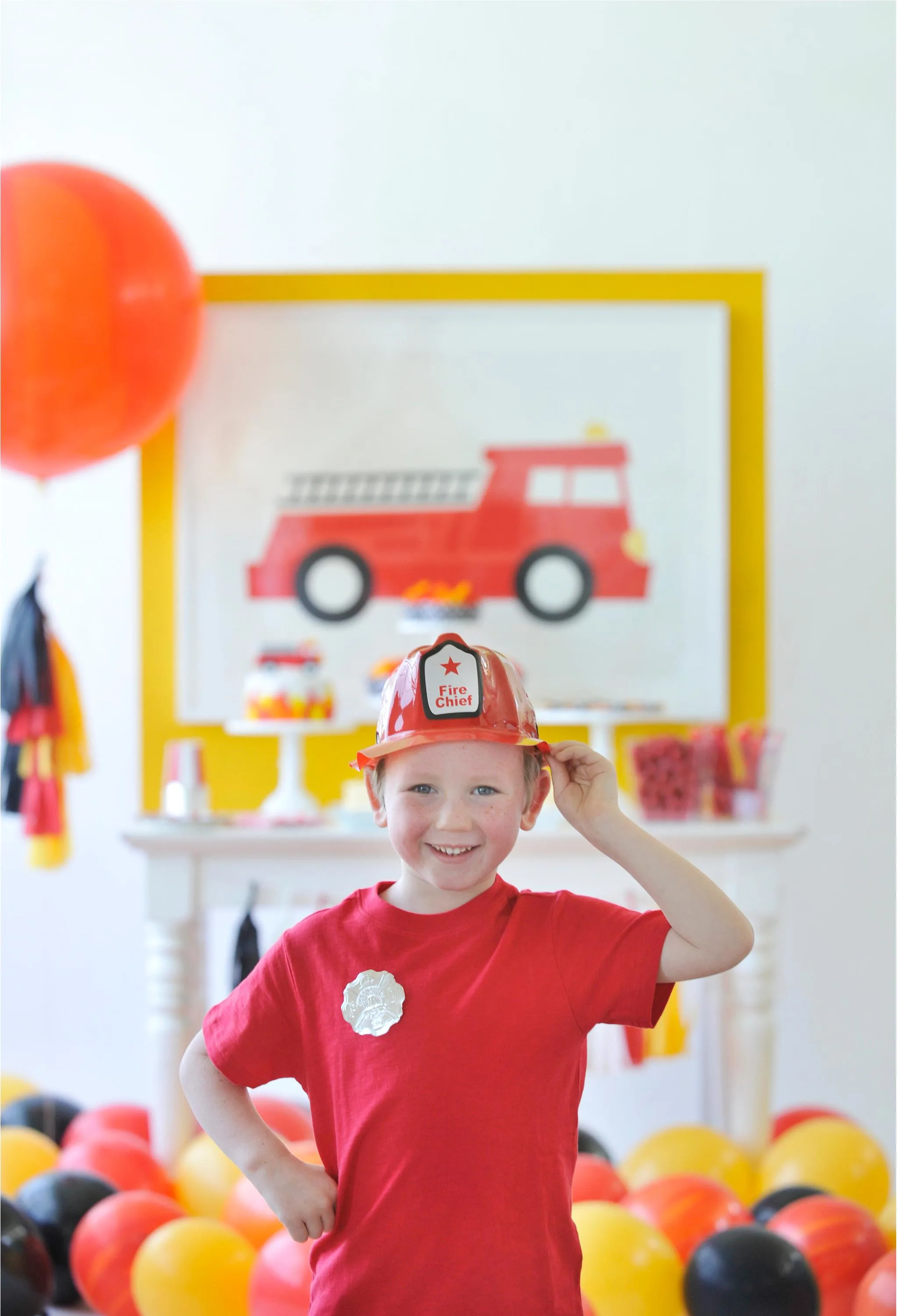 Fire Engine Birthday Party