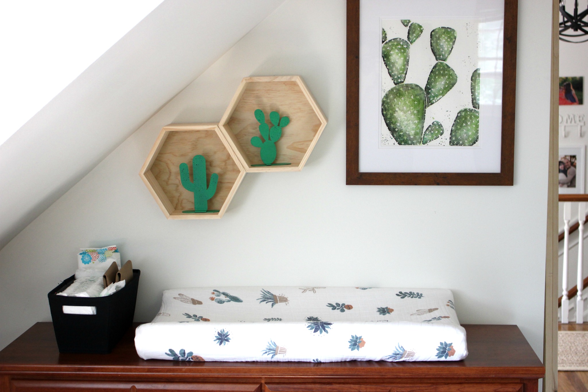 Cactus Themed Boy's Nursery