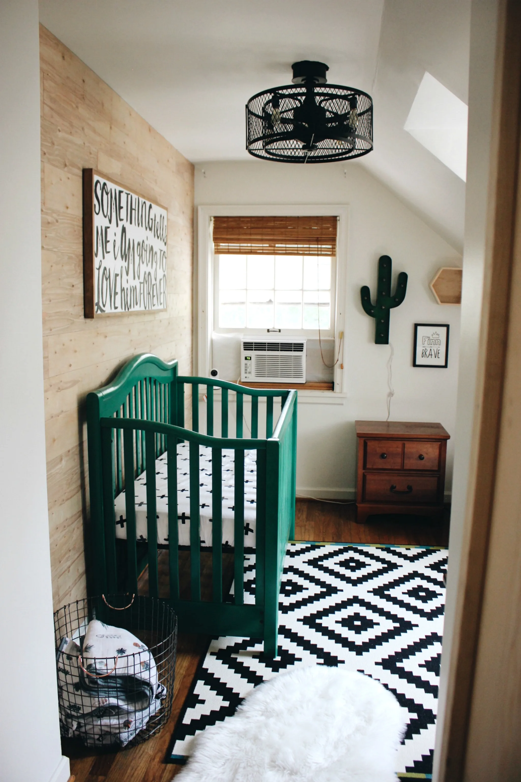 Cactus Themed Boy's Nursery