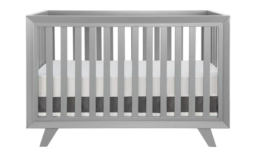 Wooster Crib in Moon Gray - Project Nursery by Karla Dubois