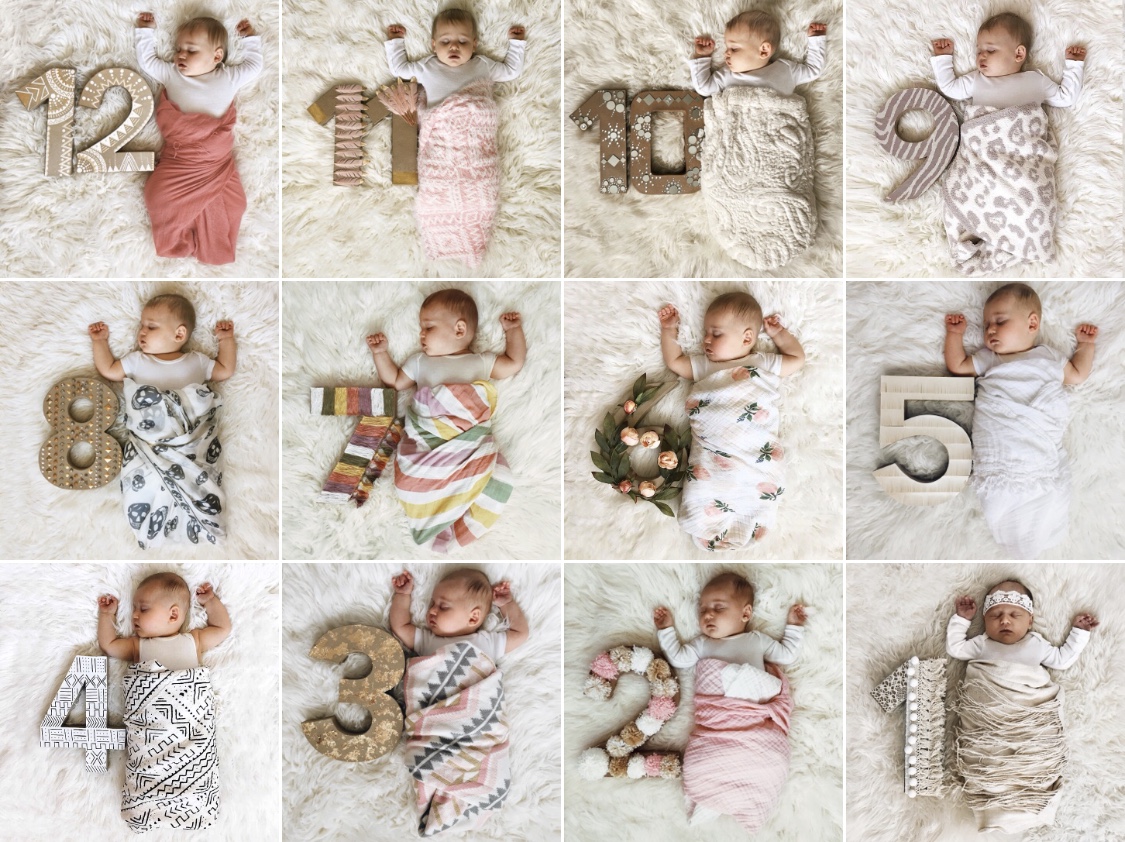 DIY Monthly Baby Photos - Project Nursery