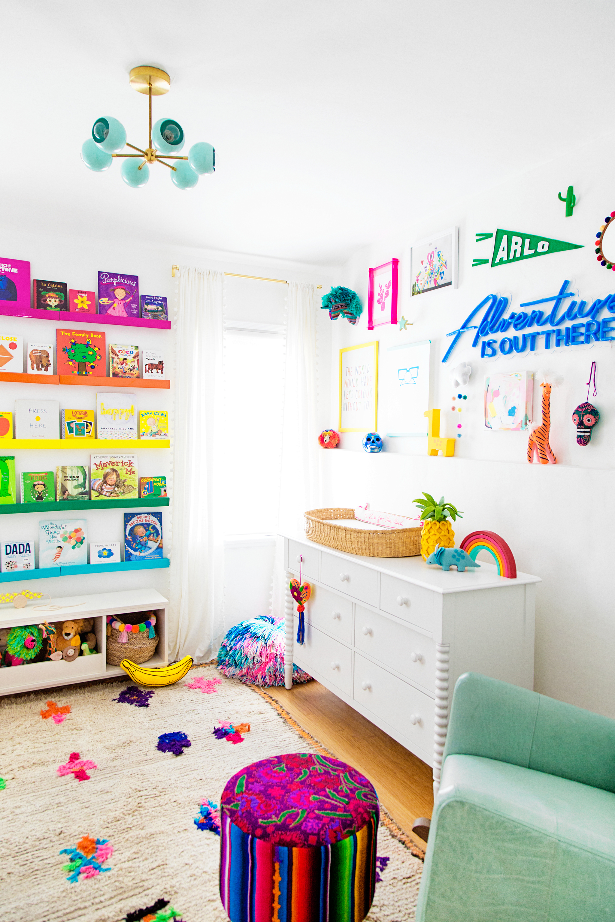 Studio DIY's Rainbow Nursery Spectacular Project Nursery