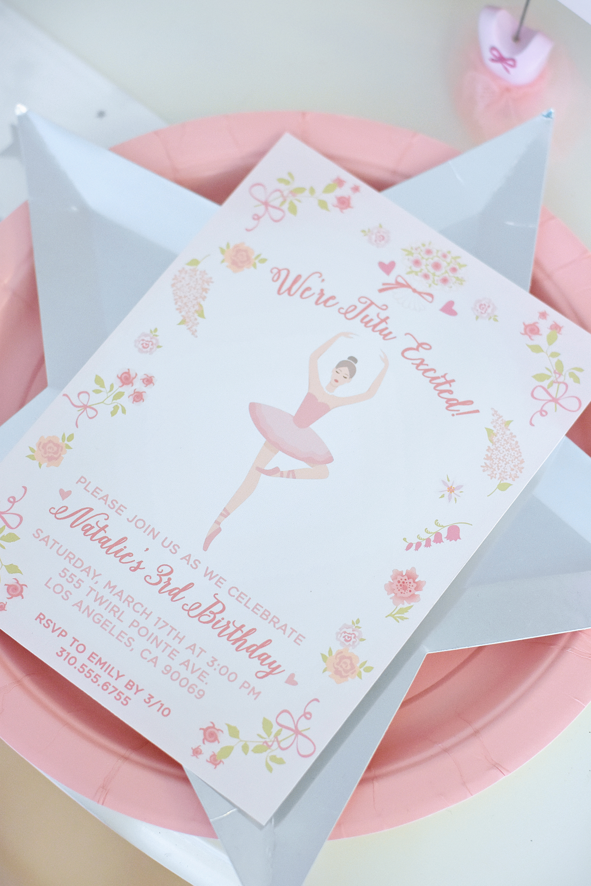 This Ballerina Birthday On Pointe! - Project