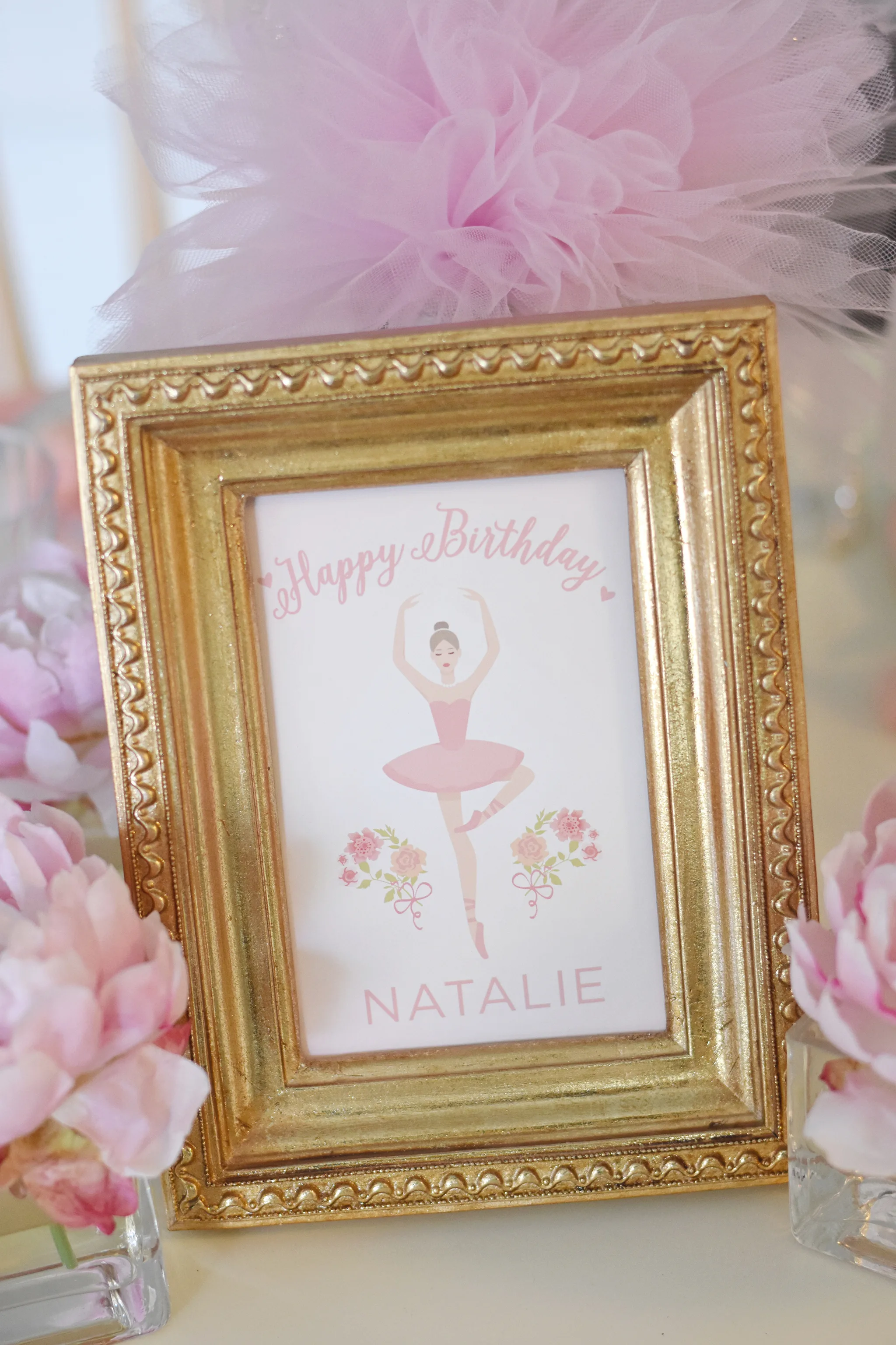 Printable Happy Birthday Signage for your Ballerina!