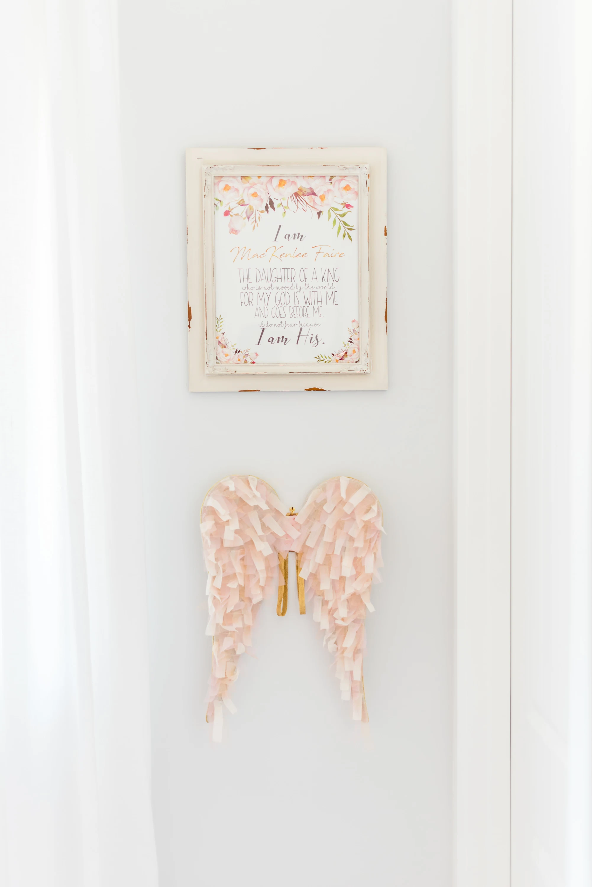 Dress Up Wings as Nursery Decor