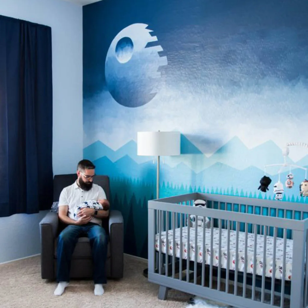 Pinterest Star Wars Hand Painted Mural