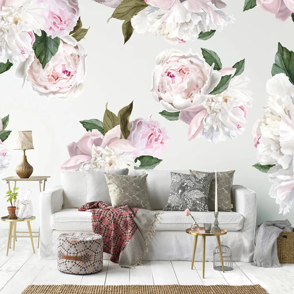Top Shop Peony Wall Decals