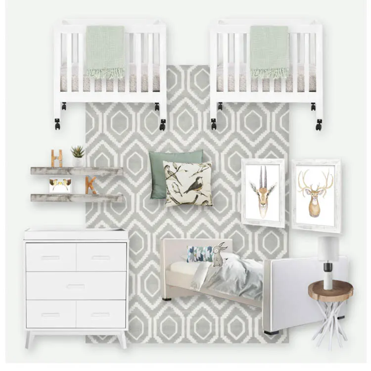 Need Help with Your Twin Nursery? Try e-Design! 