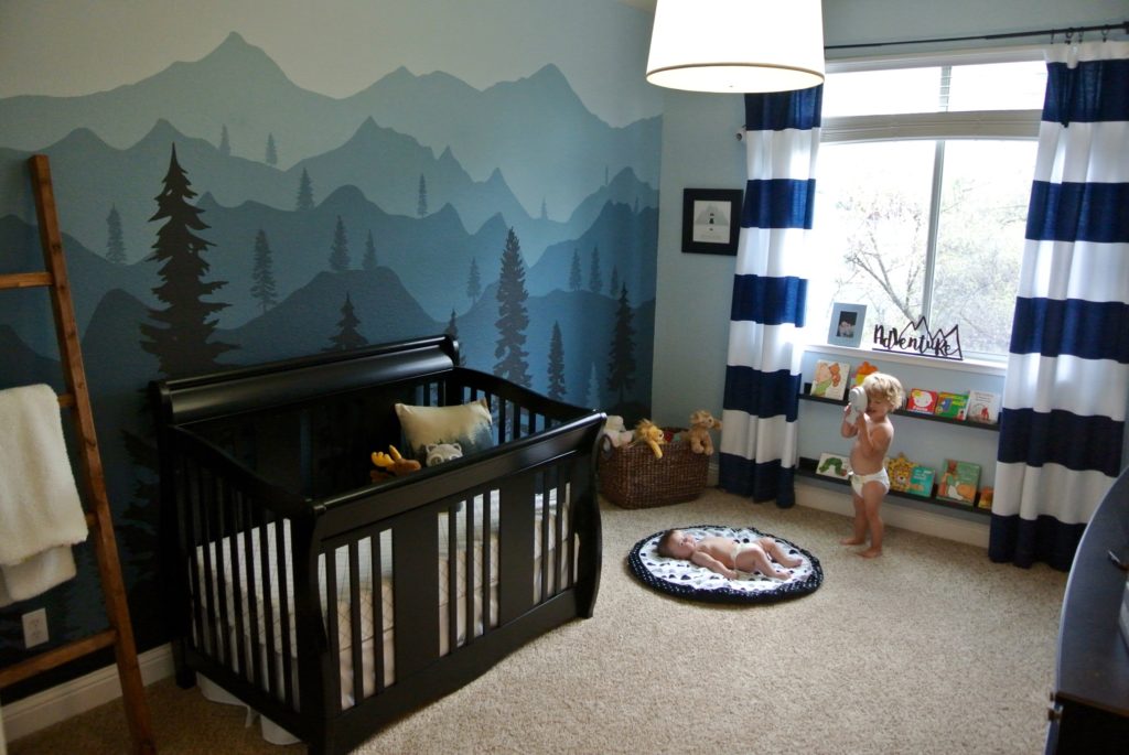 mountain baby room decor