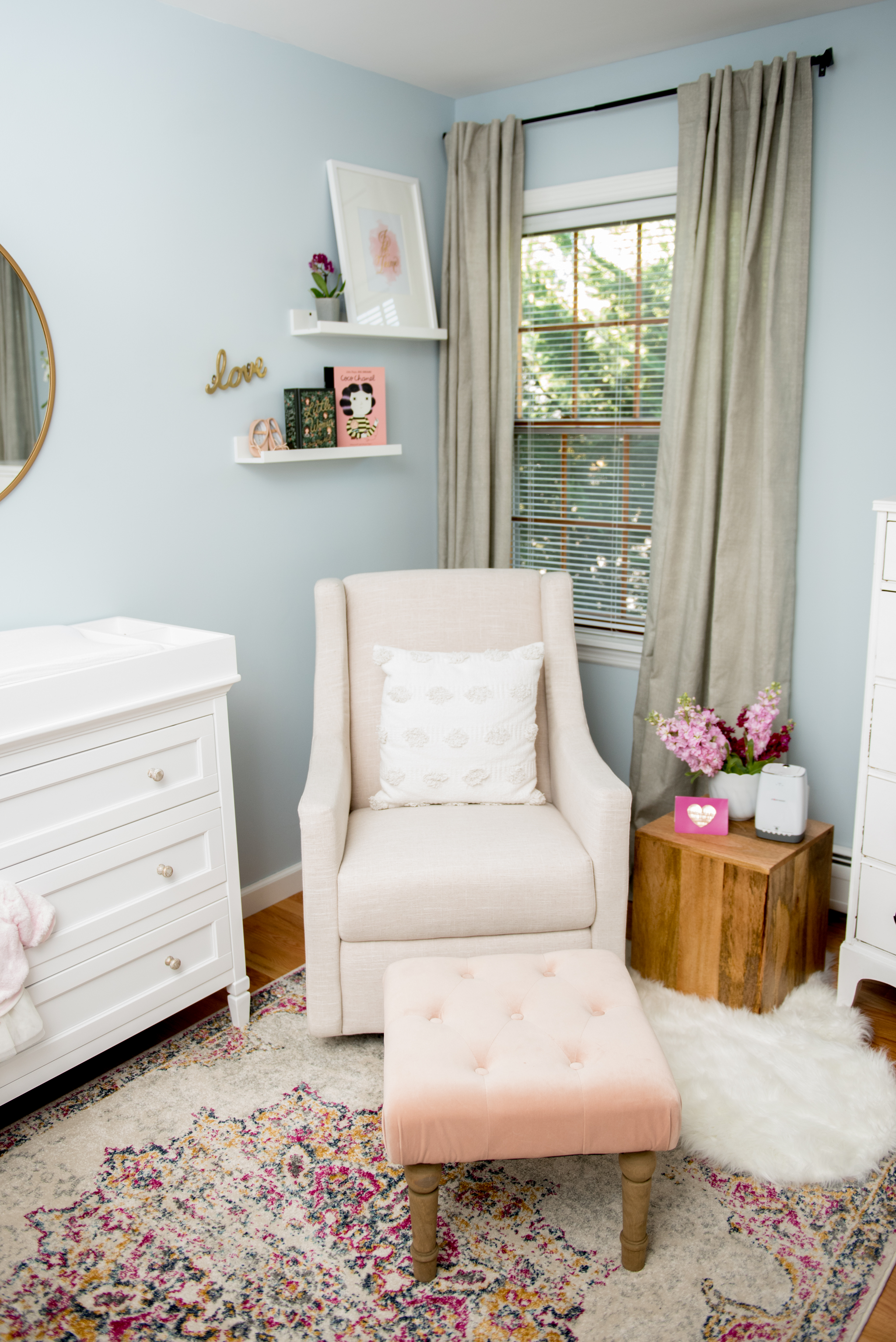 The Sweetest Little Nursery Nook In A Master Bedroom