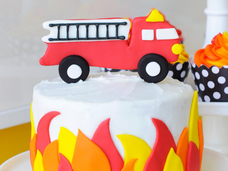 Personalized Vintage Firetruck Cake Topper, Firetruck Birthday Party,  Firefighter Birthday, Firefighter Party Decor, Firetruck Party Decor - Etsy