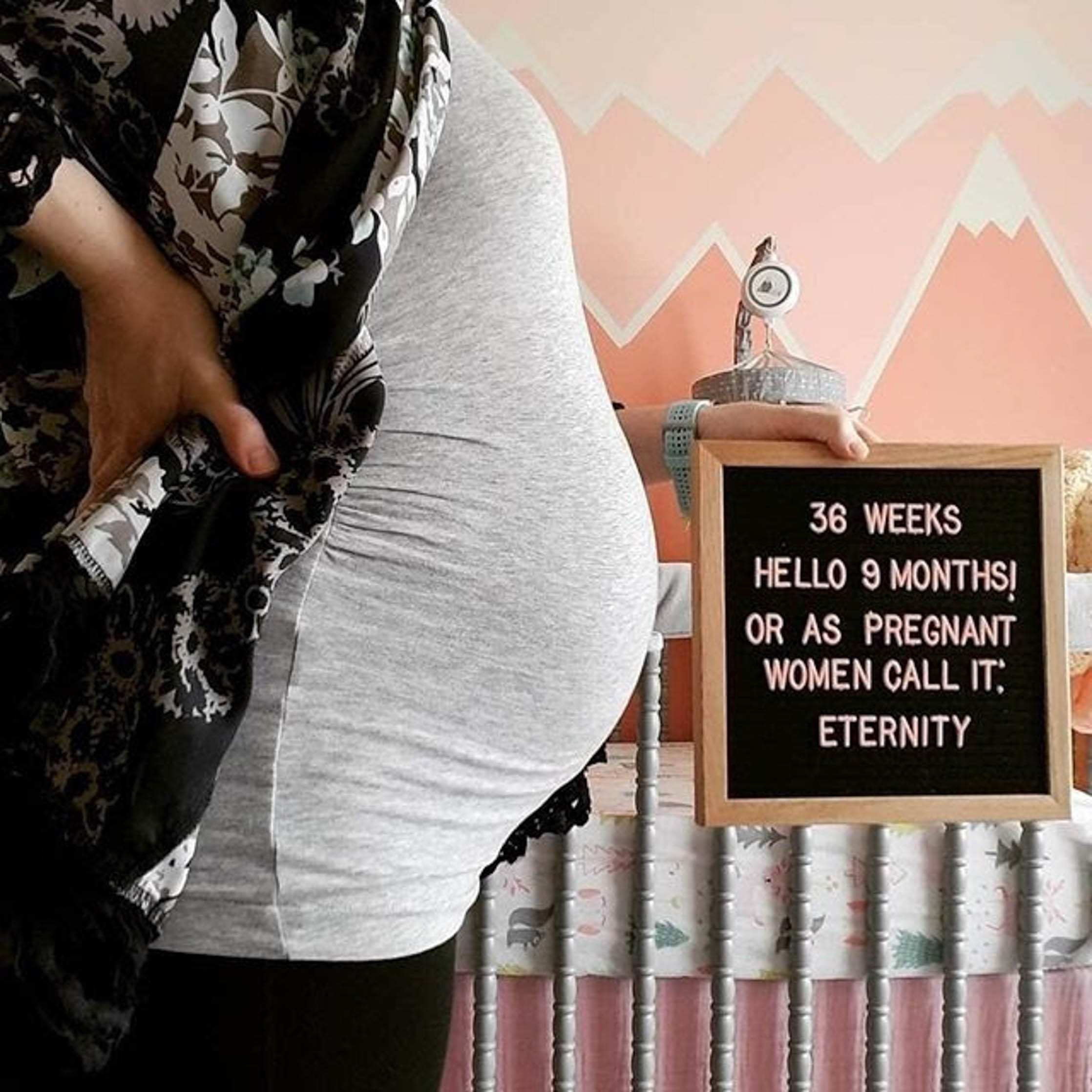 Pregnancy Letterboard