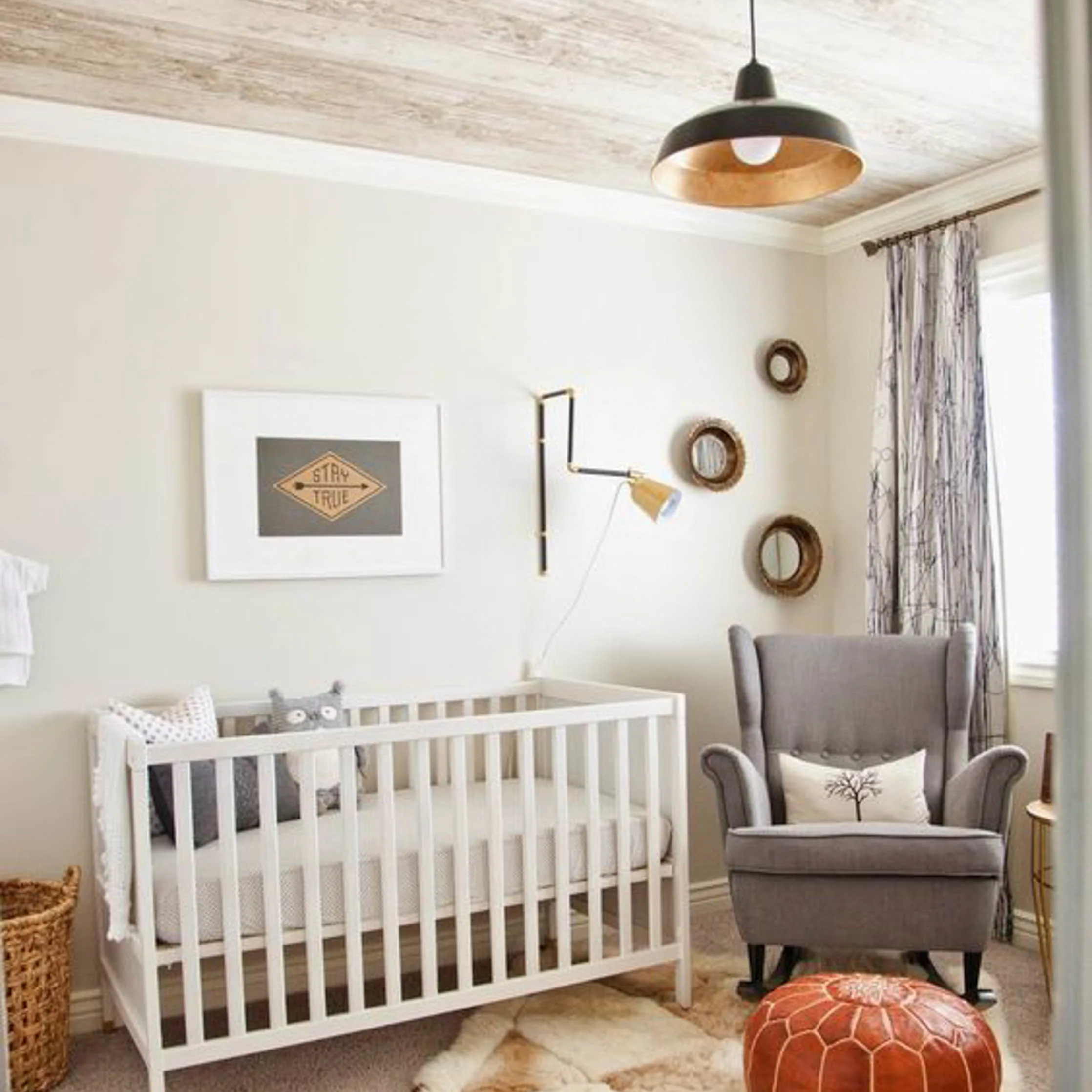 Pinterest Making Use of the Fifth Wall in a Nursery