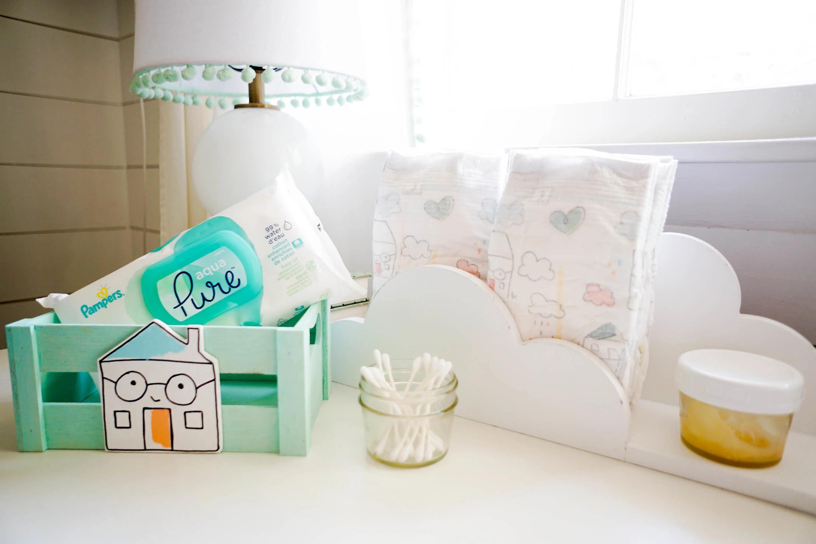 DIY Diaper Organization Ideas + Pampers Pure