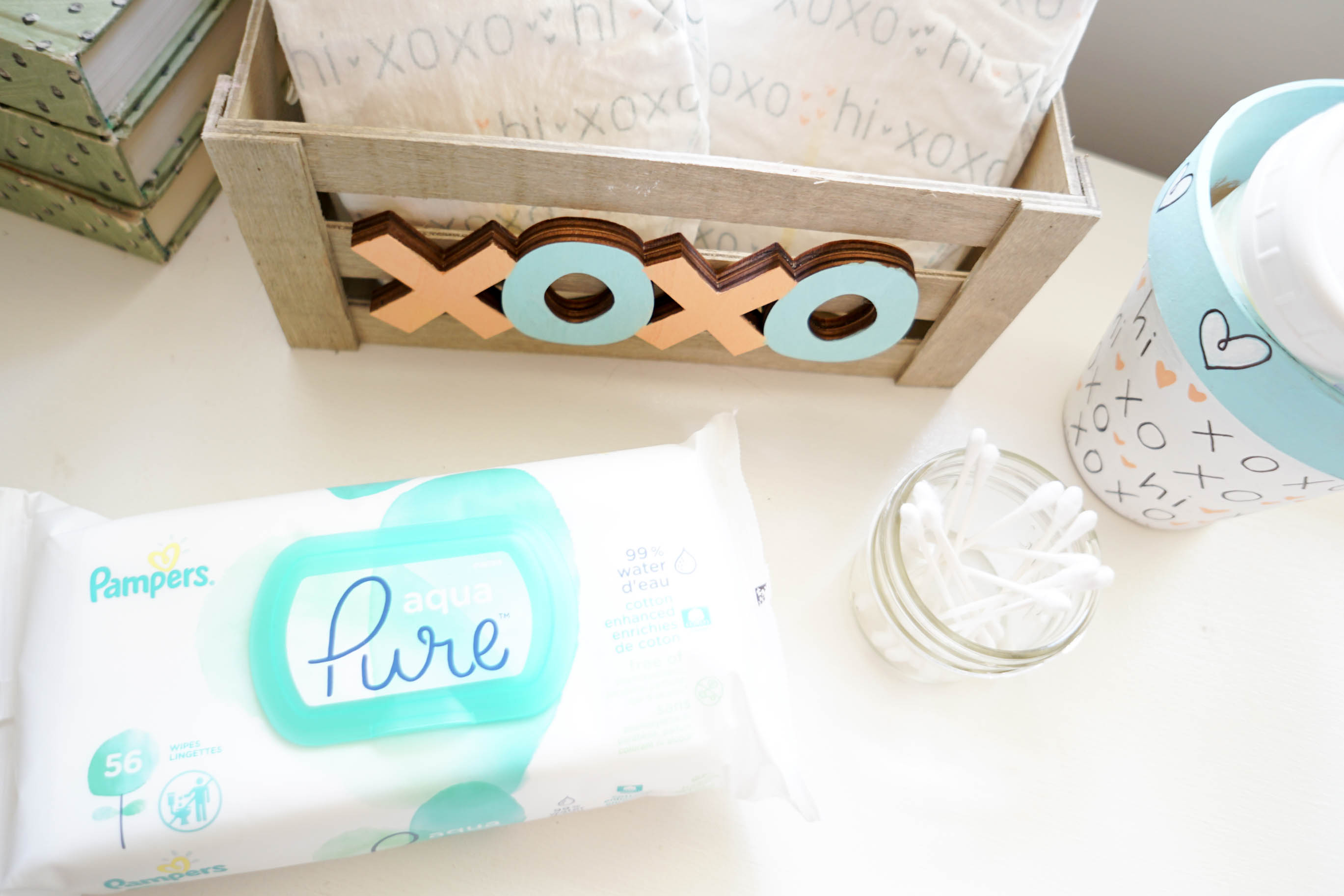 DIY Diaper Organization Ideas + Pampers Pure