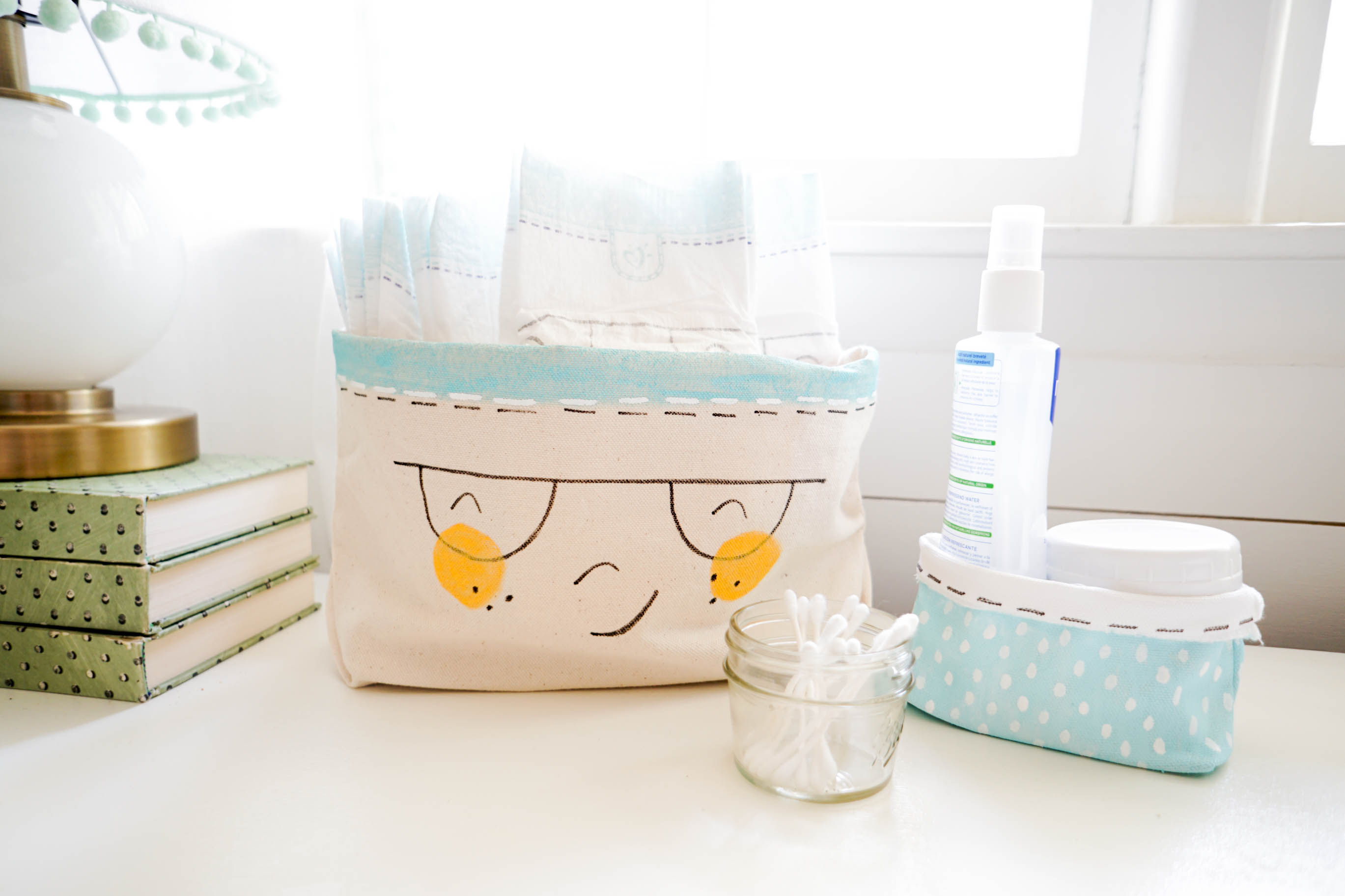 DIY Diaper Organization Ideas + Pampers Pure