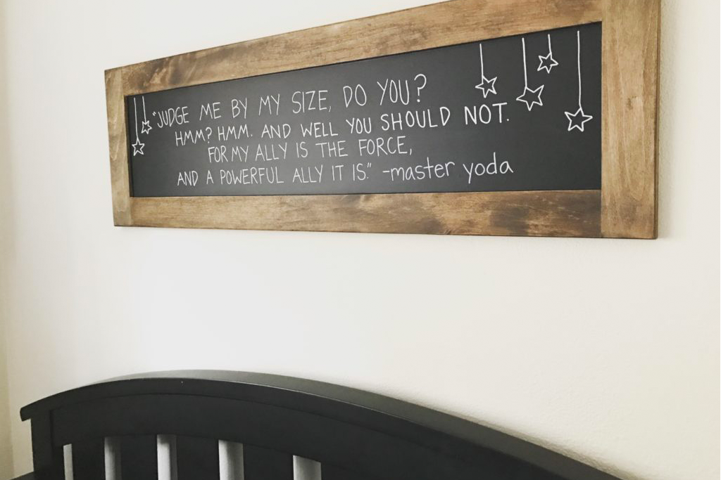 Star Wars Nursery Quote