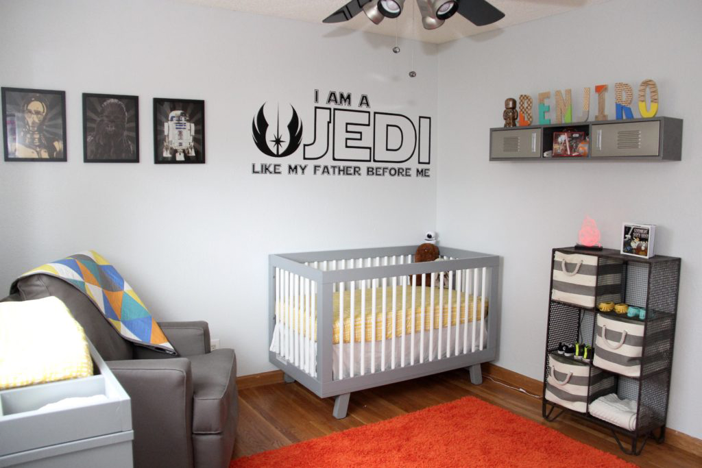 star wars themed baby nursery