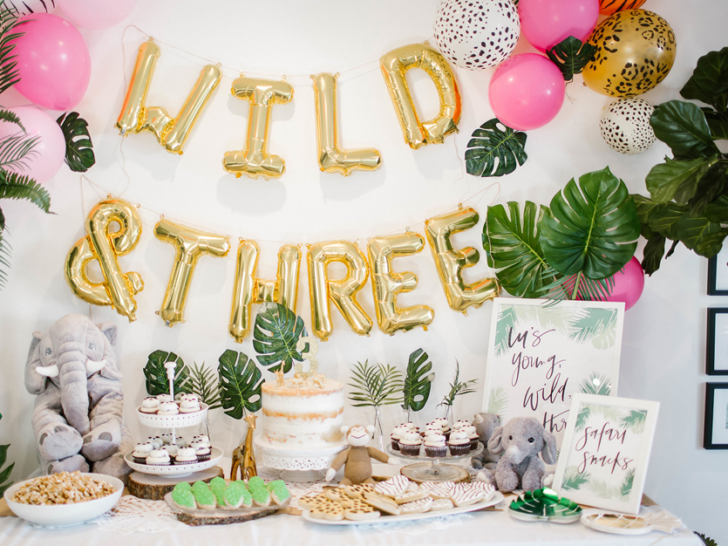 Wild and Three Birthday Party