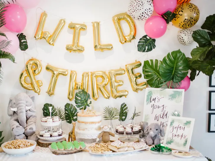 Wild and Three Birthday Party