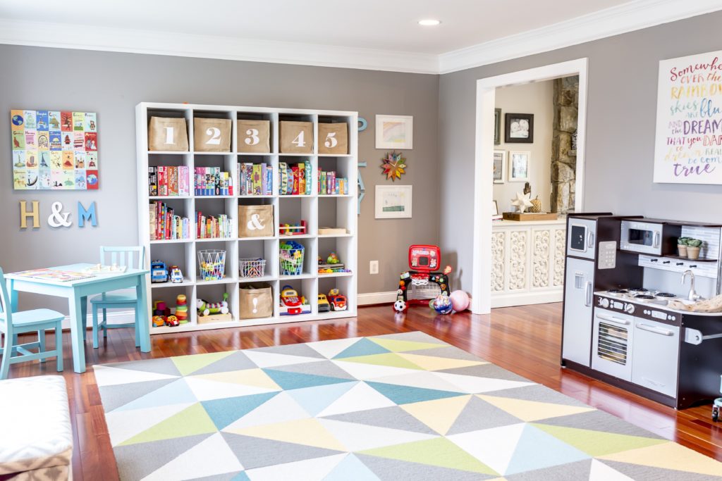 Bright and Bold Modern Playroom