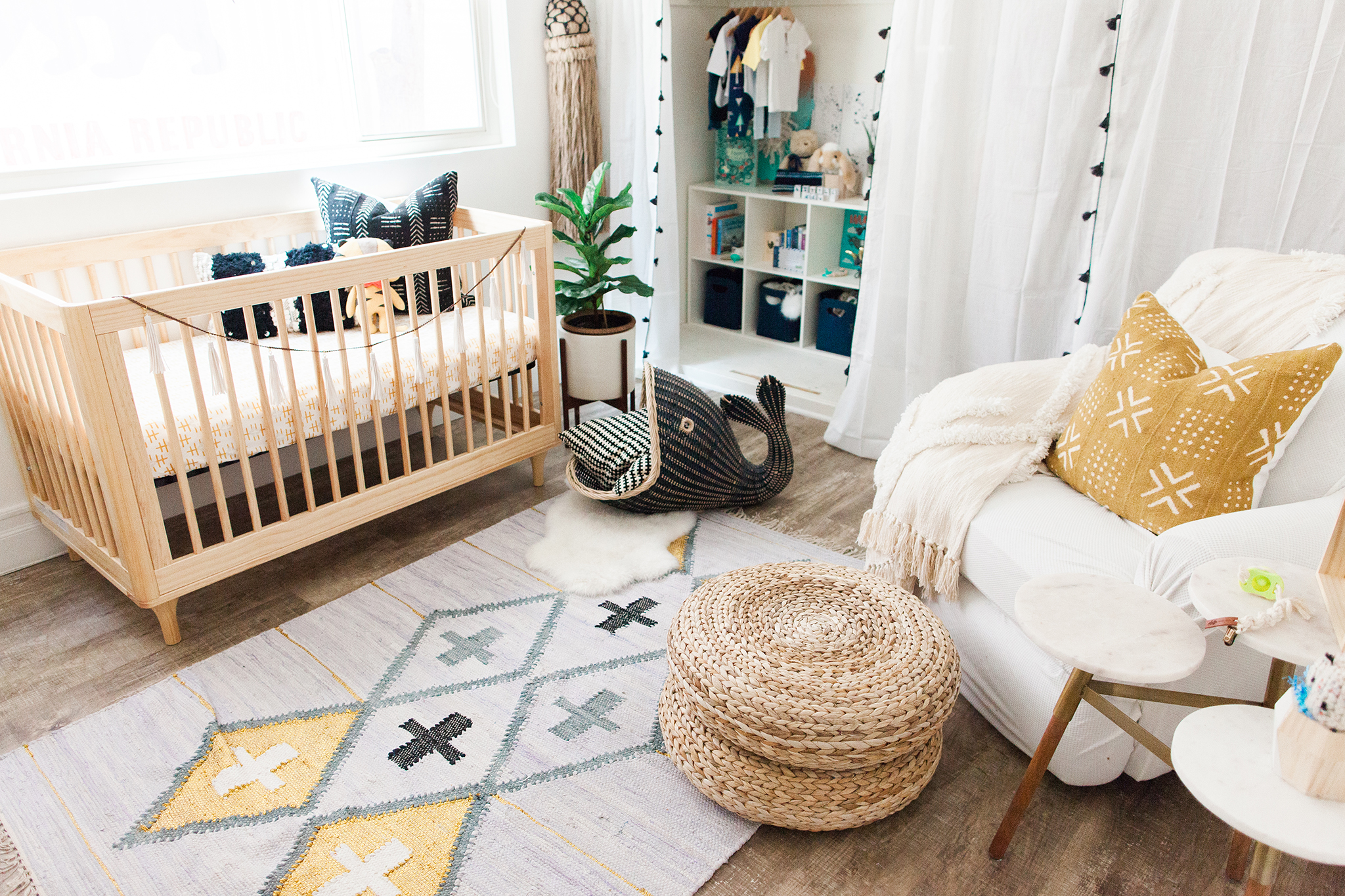 Beachy Boho Boy's Nursery