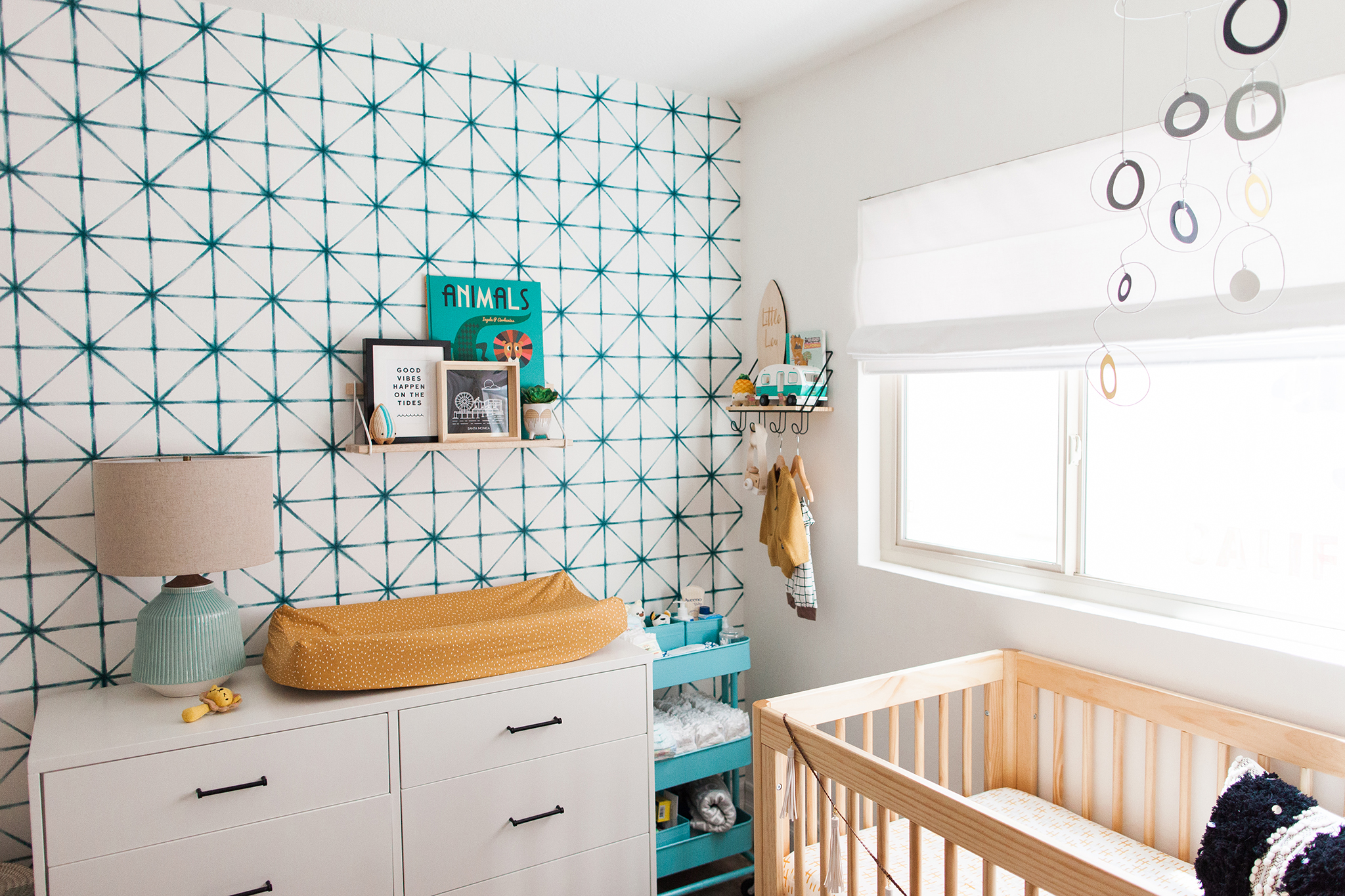 Beachy Boho Boy's Nursery