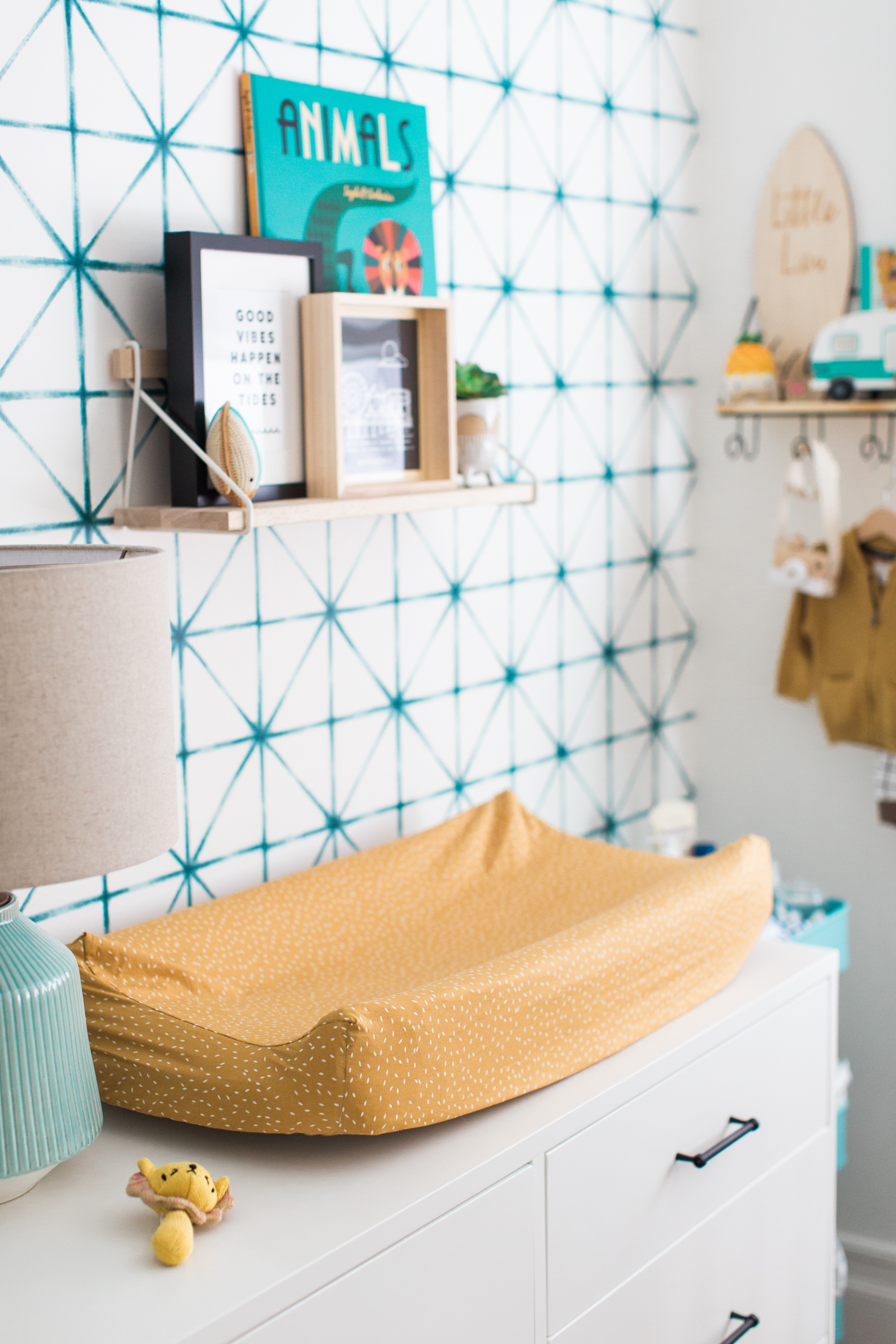 Beachy Boho Boy's Nursery