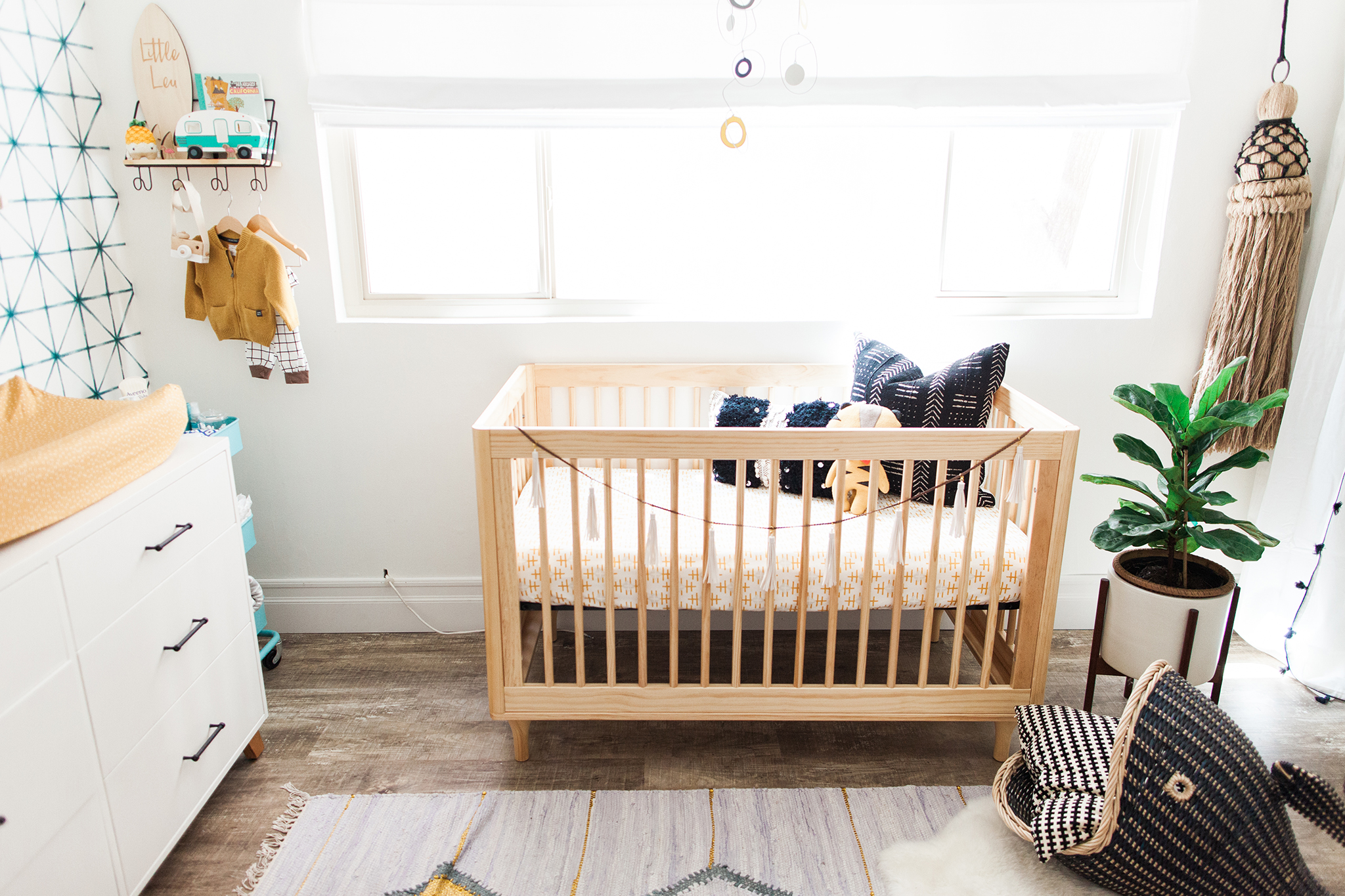 Beachy Boho Boy's Nursery