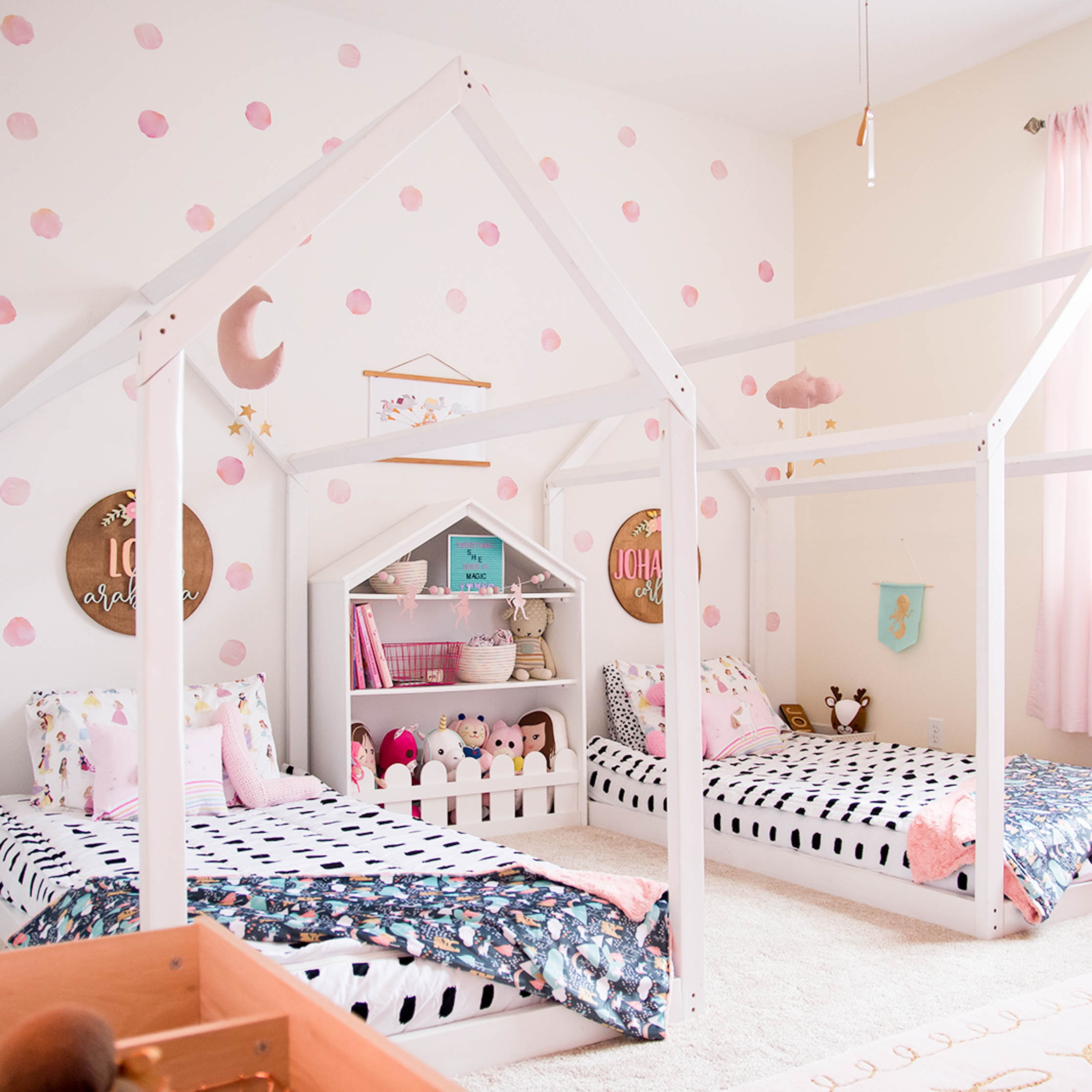 Fairytale Inspired Shared Girls Room