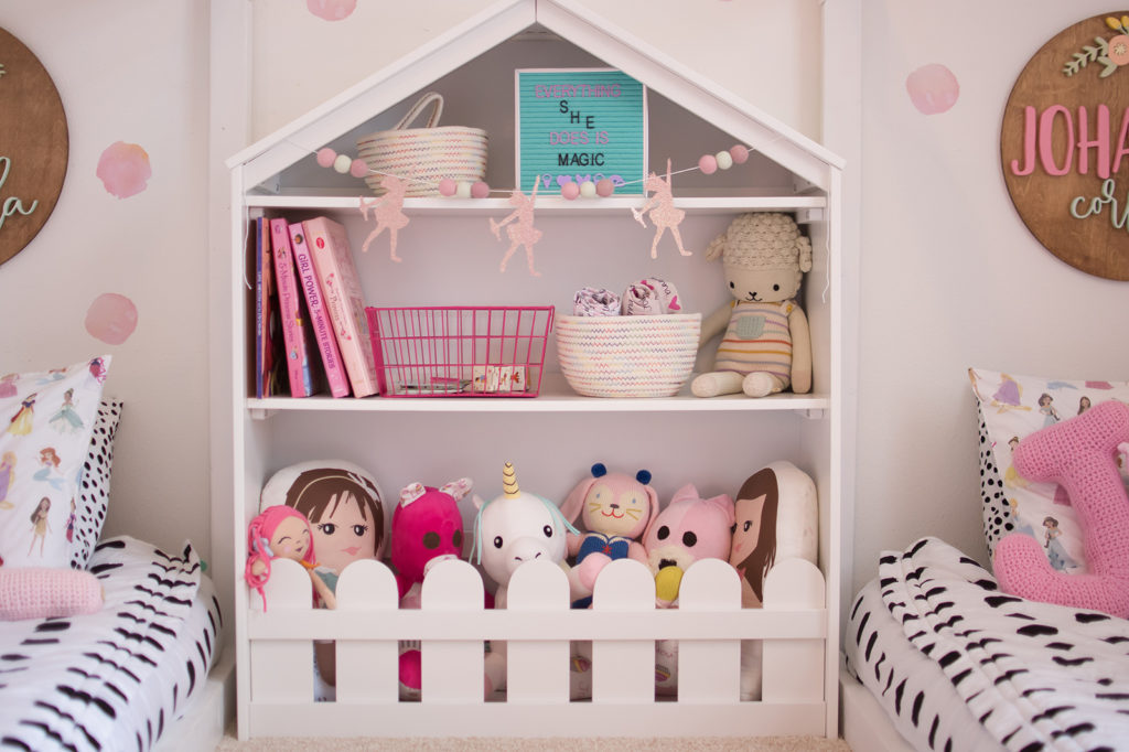 Fairytale Inspired Girls Room House Shelf