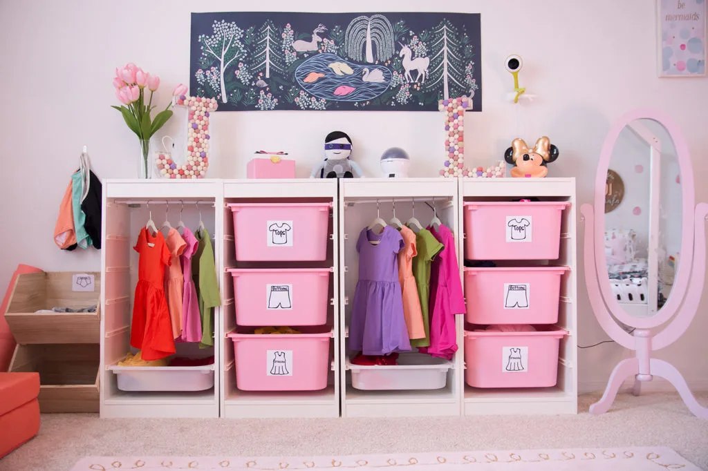 Fairytale Inspired Girls Room Wardrobe System