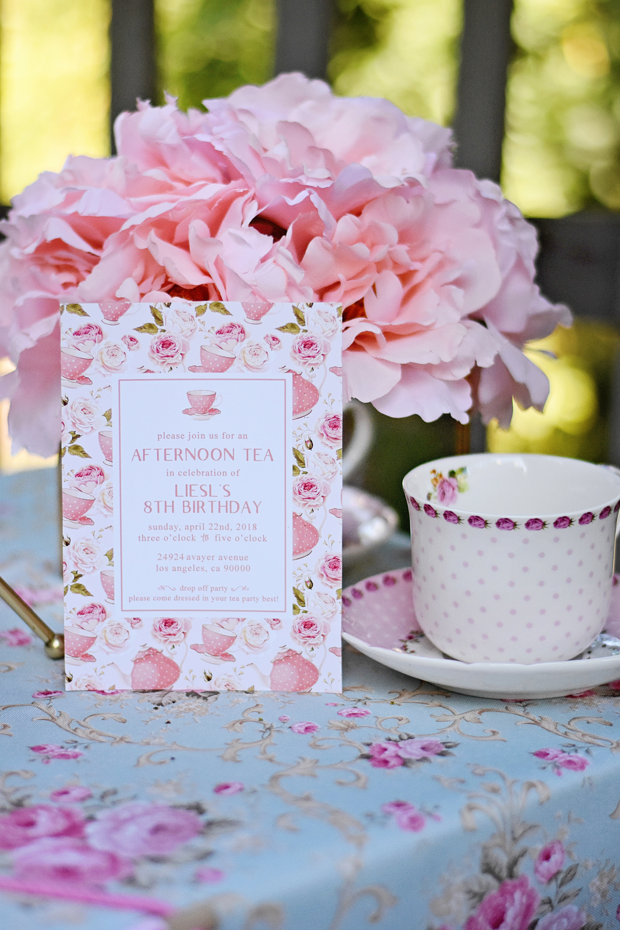 Tea Party invitations let your guests know the dress code!