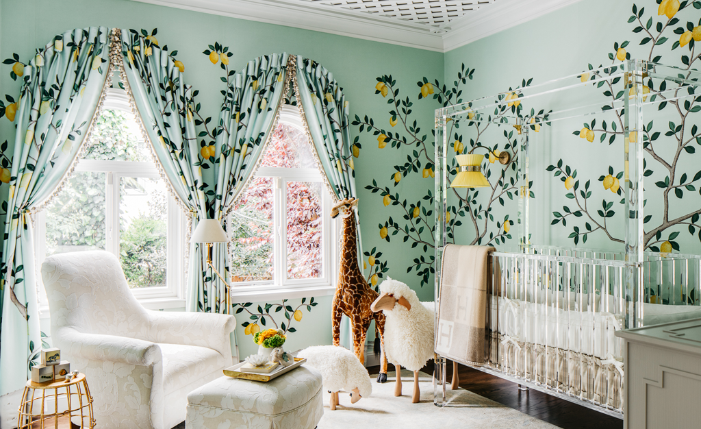 lemon nursery decor
