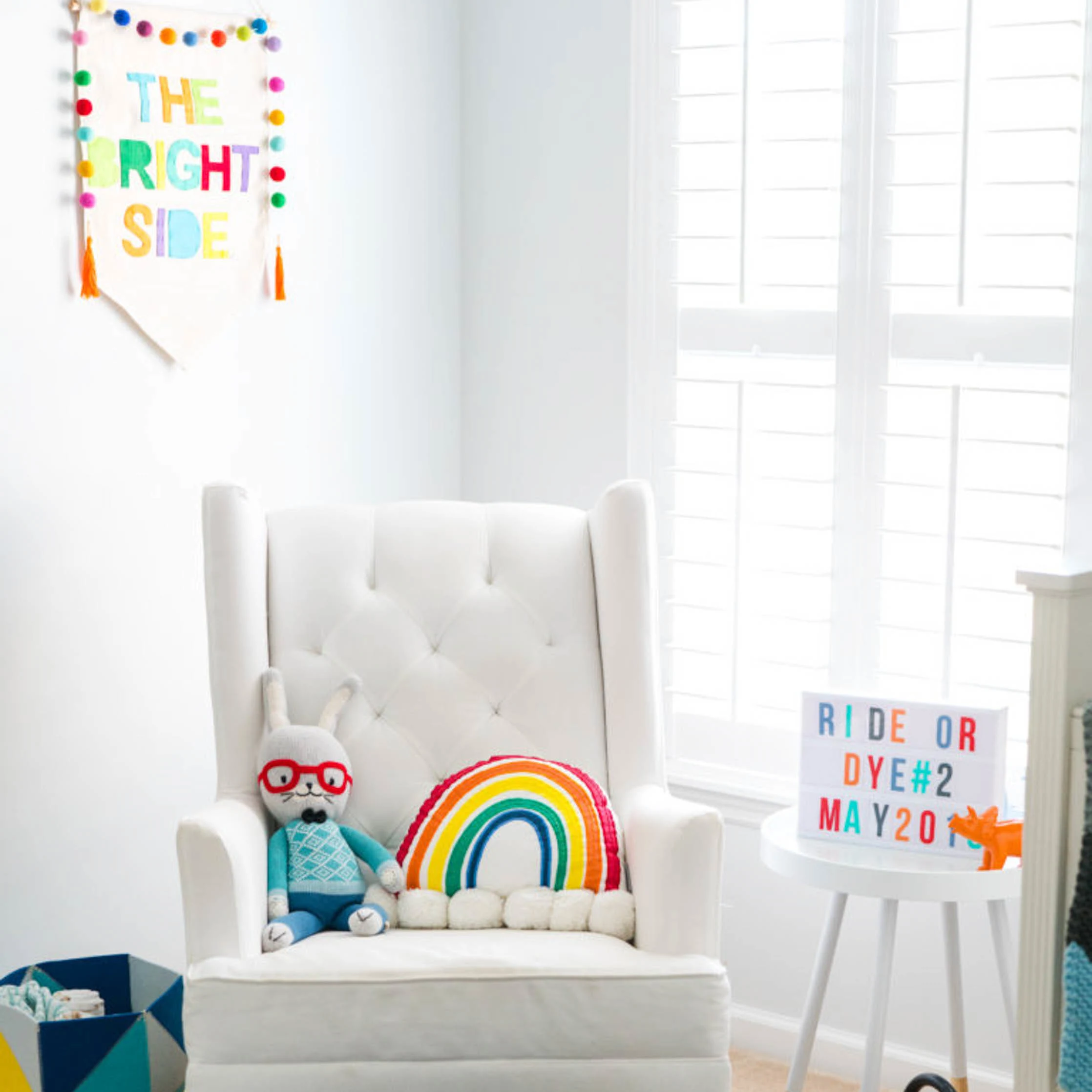 Bright, Cheerful, Rainbow Nursery