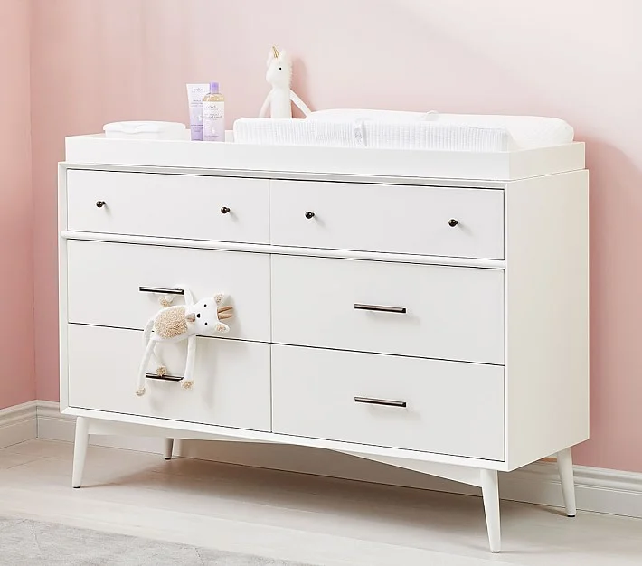 Mid-Century 6-Drawer Changing Table