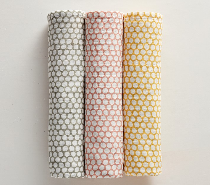 Dot Muslin Swaddle Set