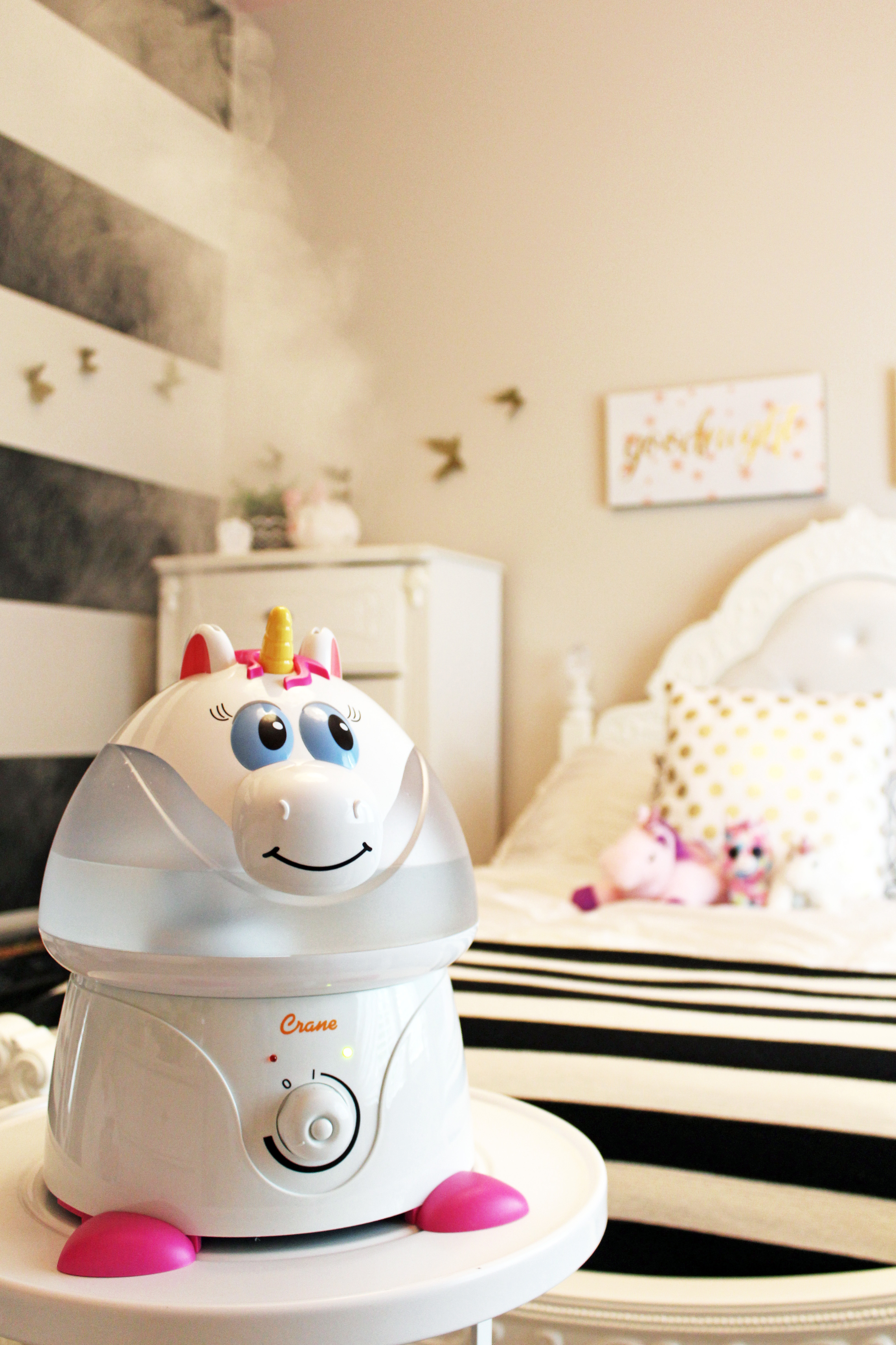 Crane Cool Mist Adorable Unicorn Humidifier