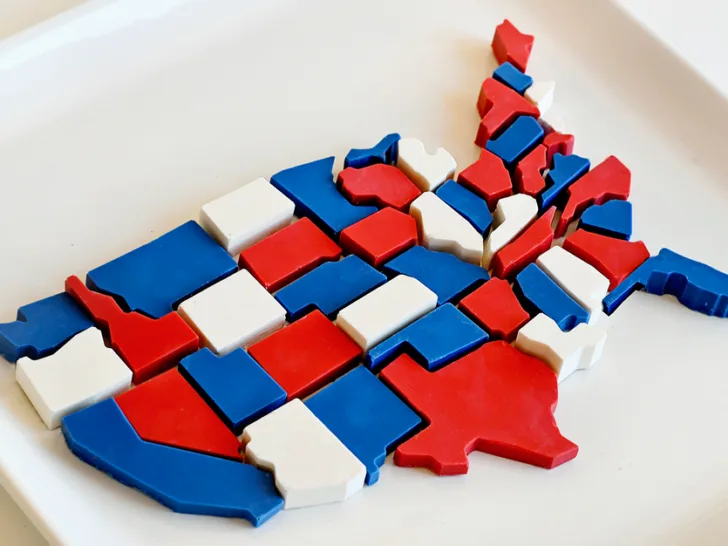 DIY USA Candy Map