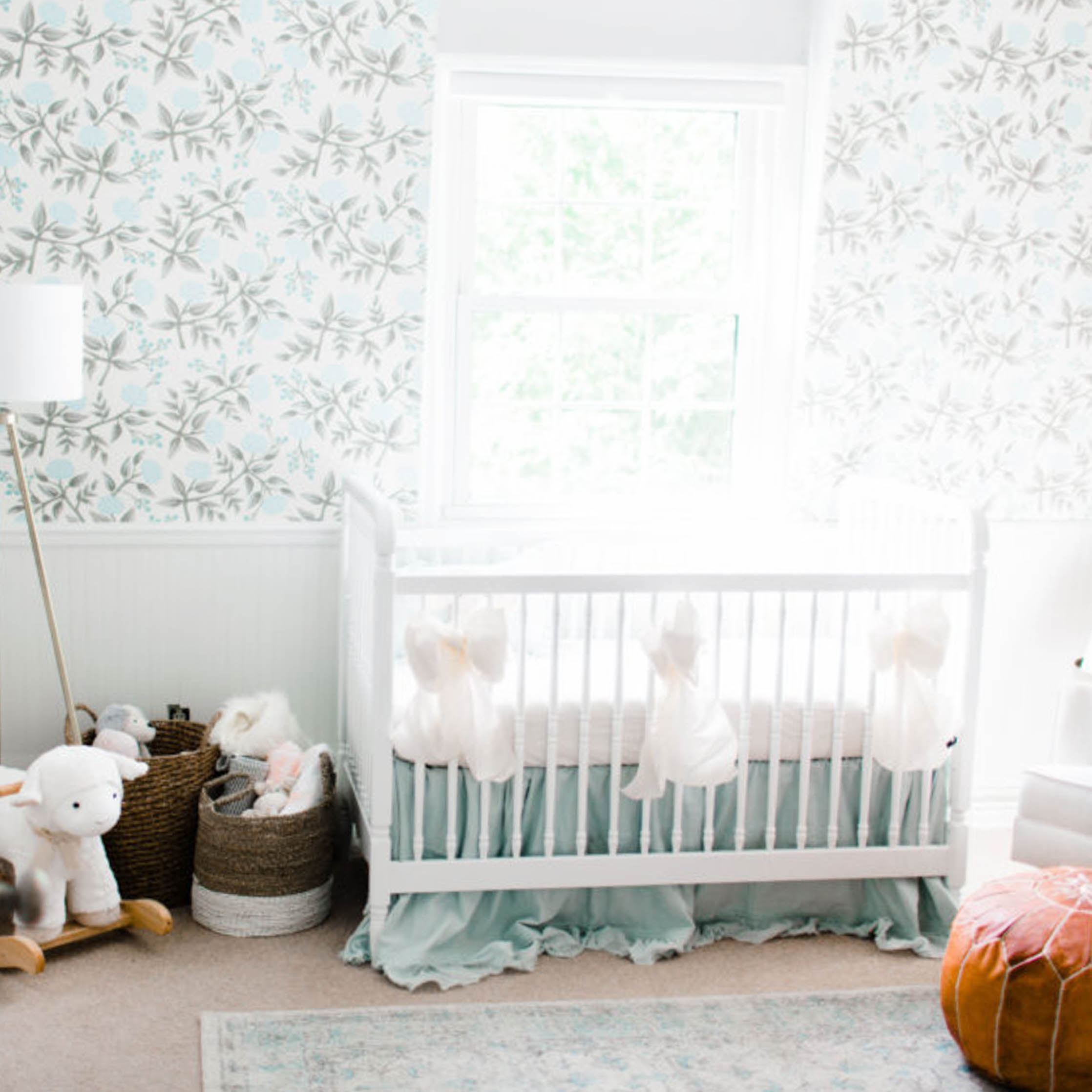 Sweetest Blue Floral Nursery